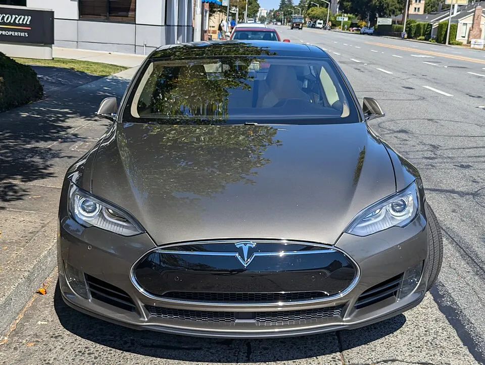 A Tesla Model S